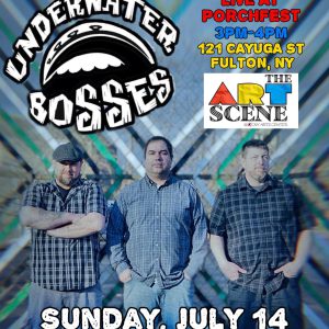 We will be performing at The Art Scene at CNY Arts Center at 3pm this Sunday for Fulton Porchfest!