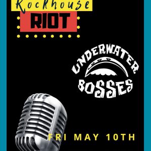 Underwater Bosses are extremely excited to announce that we will be performing at Rosen Krown in Rochester with Rockhouse Riot
on Friday, May 10!