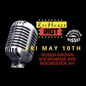In 1 week we will be in Rochester at Rosen Krown with rockabilly sensations Rockhouse Riot! Don’t be left out in the tide!