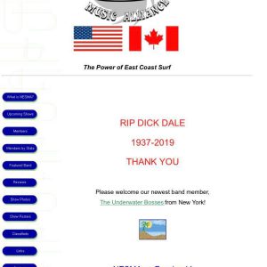 Underwater Bosses are very excited to announce that we are now NESMA members!
Check out their website to see the list of amazing surf rock bands of the north east and all the cool happenings in the surf rock world!
Like them on Facebook too NESMASurf
http