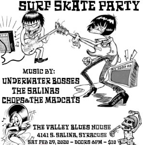 Another ripper show coming in February with Chops & The Madcats and the Salinas at the Valley Blues House in Syracuse!