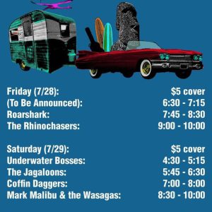 We hit the stage Saturday at 4:30pm this weekend at Rochester Beer Park Surf Roc. Fest! You don’t want to miss this 3 day fest all star line up!