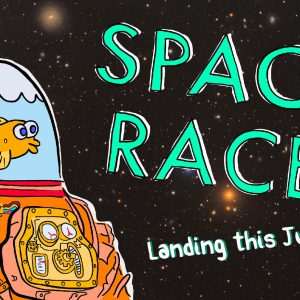 This might be your LAST CHANCE to ensure your seat aboard the hottest show of the summer!

SPACE RACE takes you to the moon & back in this DARING FARCE by the Hysterical Society (writers of "The 1812 Underture").

Witness DEATH-DEFYING special effects (c/