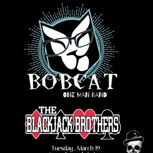 Tonight at Stout Beard Brewing Company Bobcat with special guests The Blackjack Brothers !!! 6pm - Free admission.